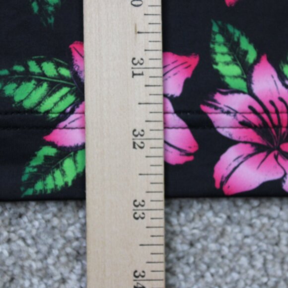 USAG You Suck at Golf Polo Shirt Mens 2XL XXL Black/Pink Floral Poly Stretch S/S - Picture 11 of 12